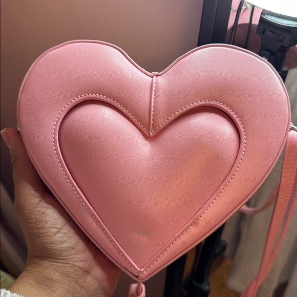 JW PEI Francisca Faux Leather Heart Crossbody Bag - Picture 6 of 6